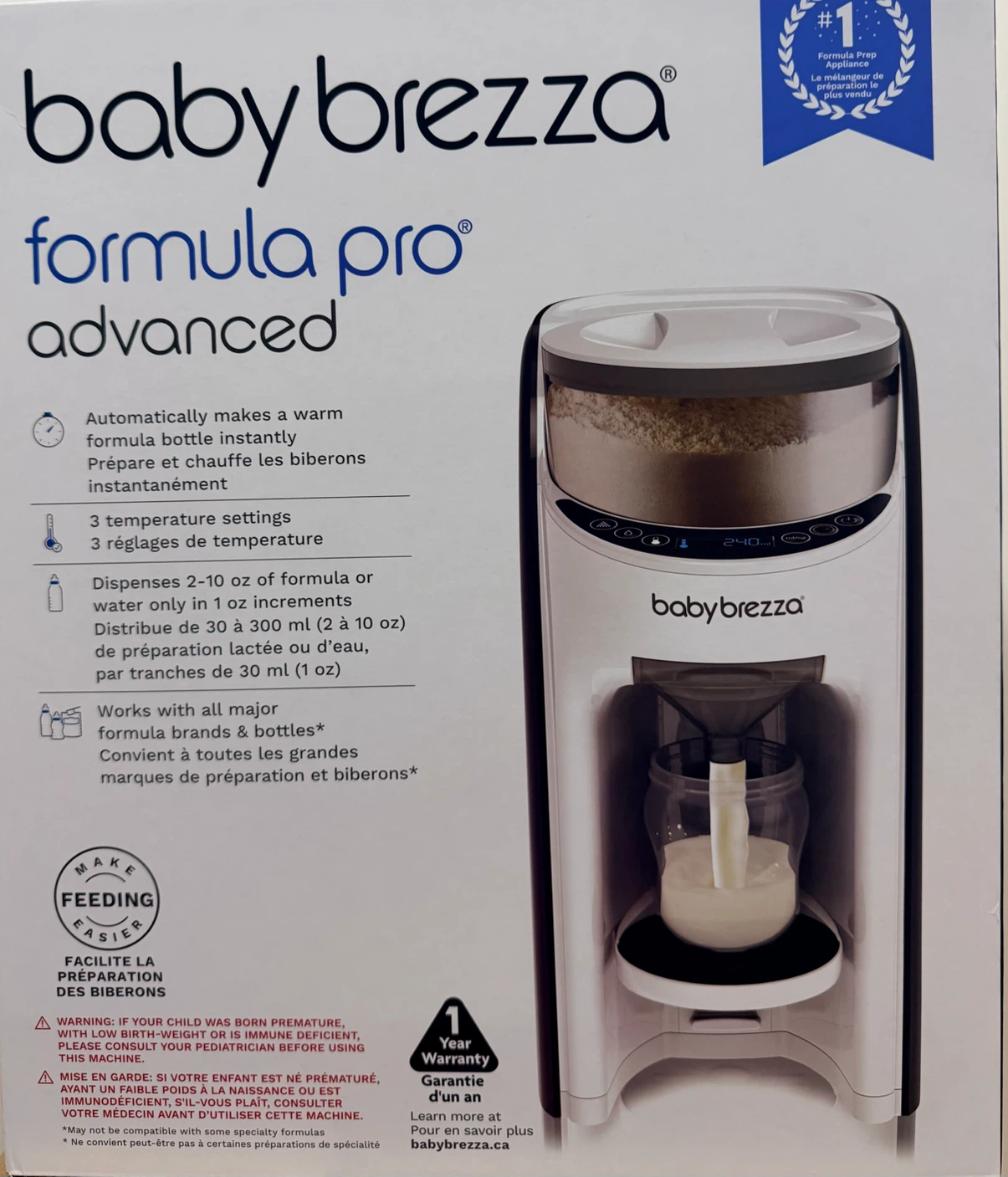 Brand new Baby Brezza Formula Pro Advanced
