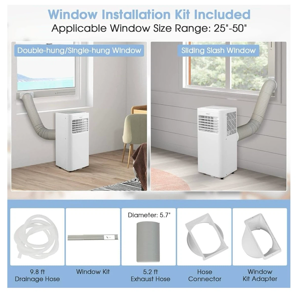 Costway 3-in-1 Portable Air Conditioner - photo 3