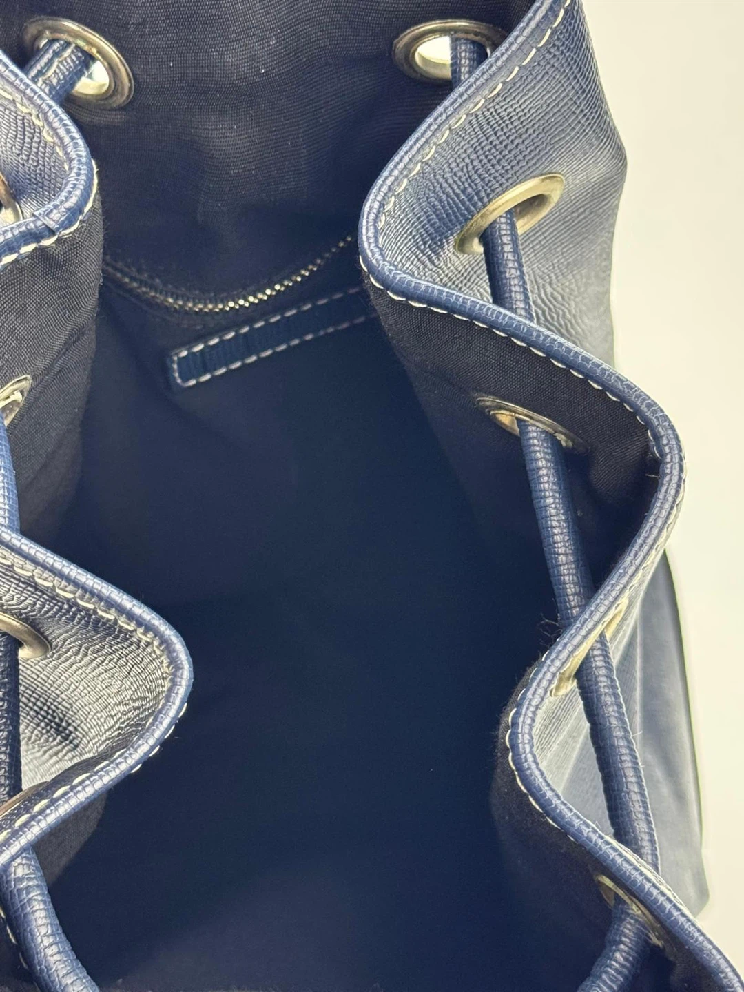 Elle Paris Navy Blue Bucket Bag - photo 2