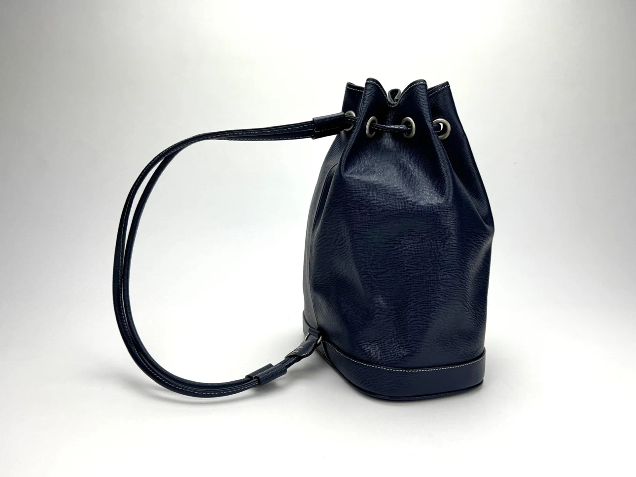 Elle Paris Navy Blue Bucket Bag - photo 4