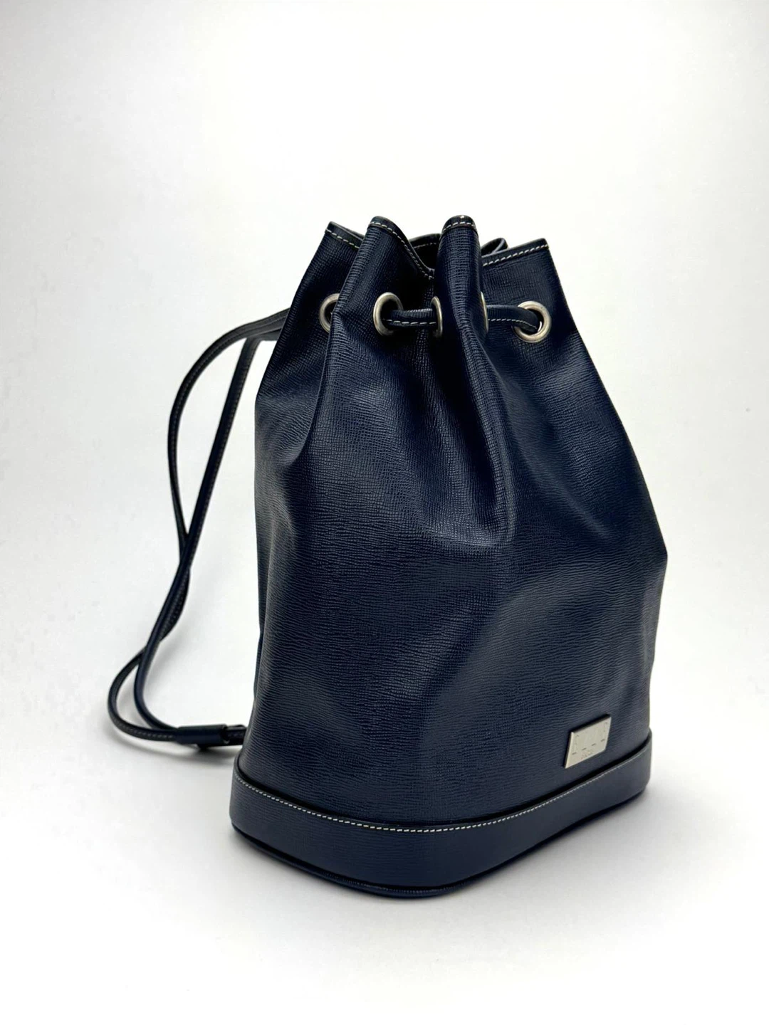 Elle Paris Navy Blue Bucket Bag - photo 5