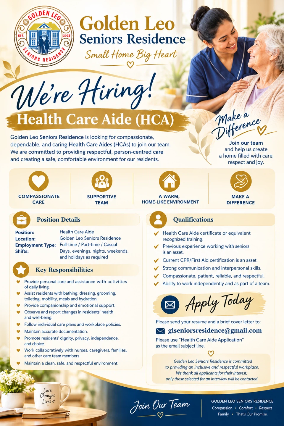 Health Care Aide (HCA)