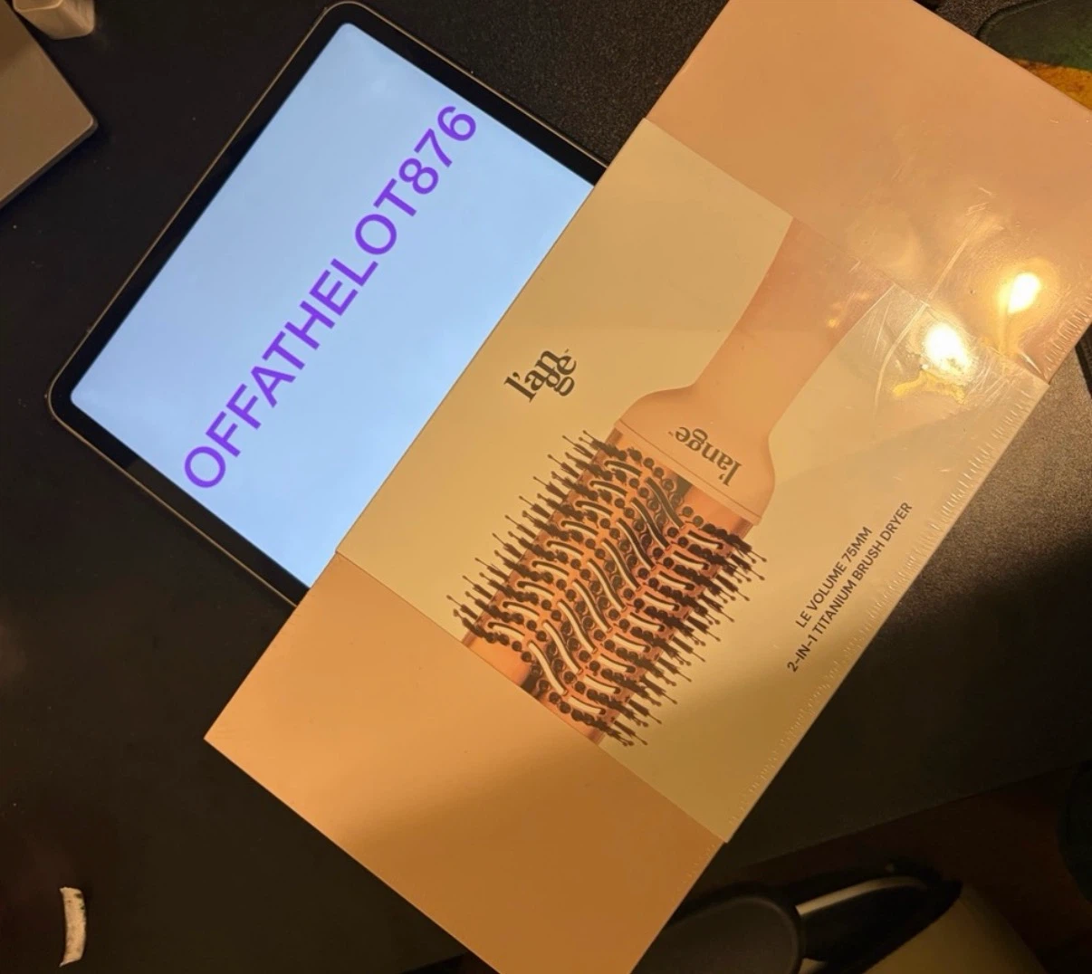 L'ange Le Volume 75mm 2-in-1 Titanium Brush Dryer