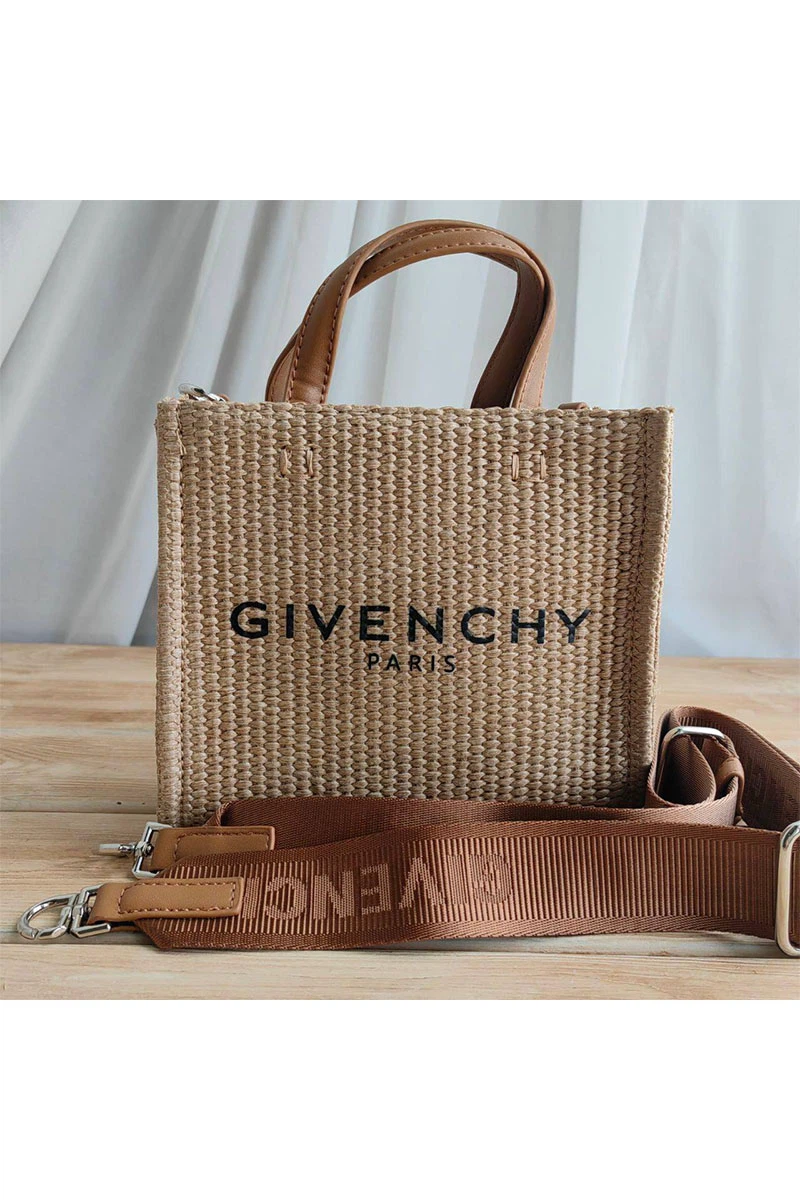 G Stylish Straw Tote Bag.