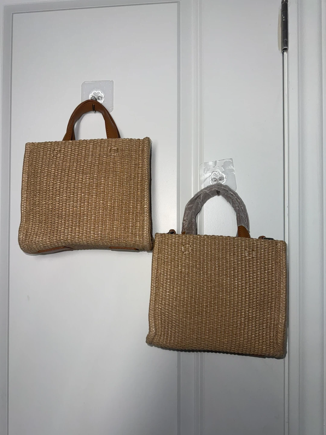 G Stylish Straw Tote Bag. - photo 3