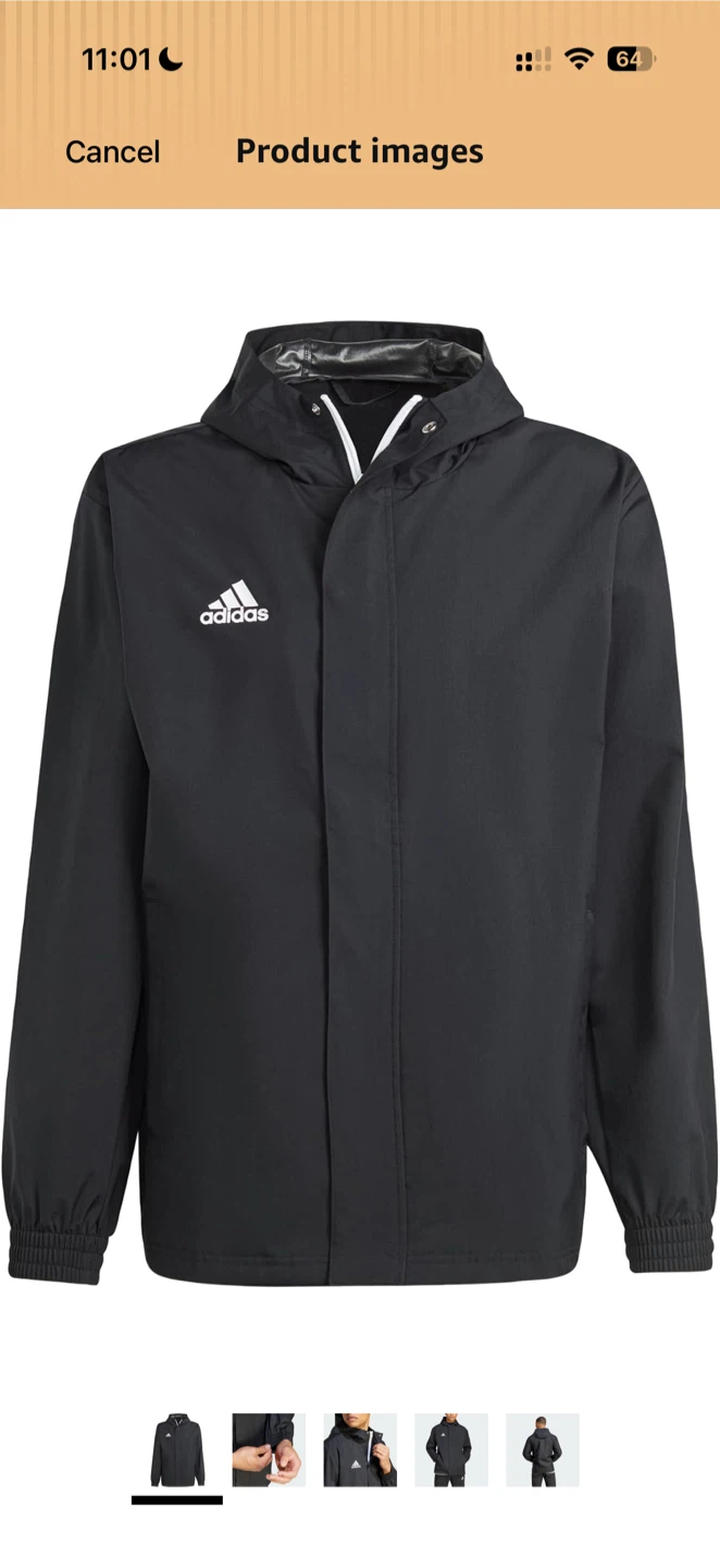 adidas - Men's Entrada 22 All Weather Jacket