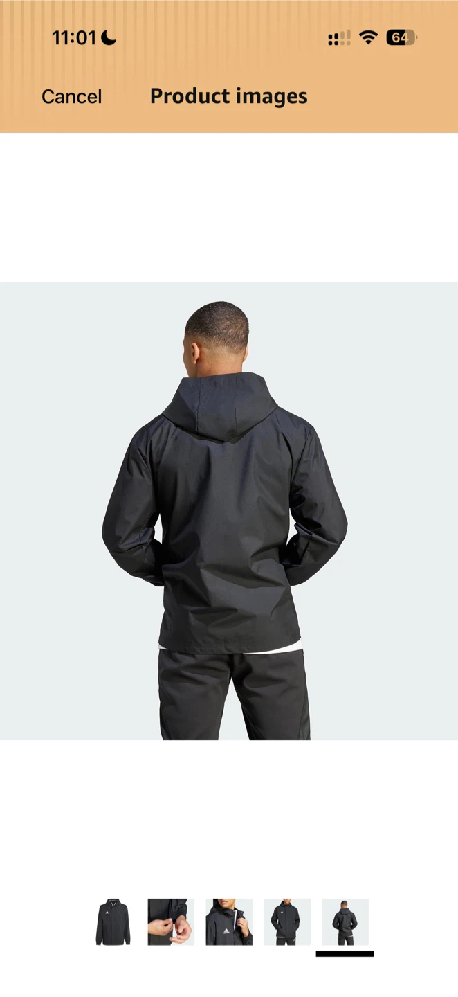 adidas - Men's Entrada 22 All Weather Jacket - photo 2