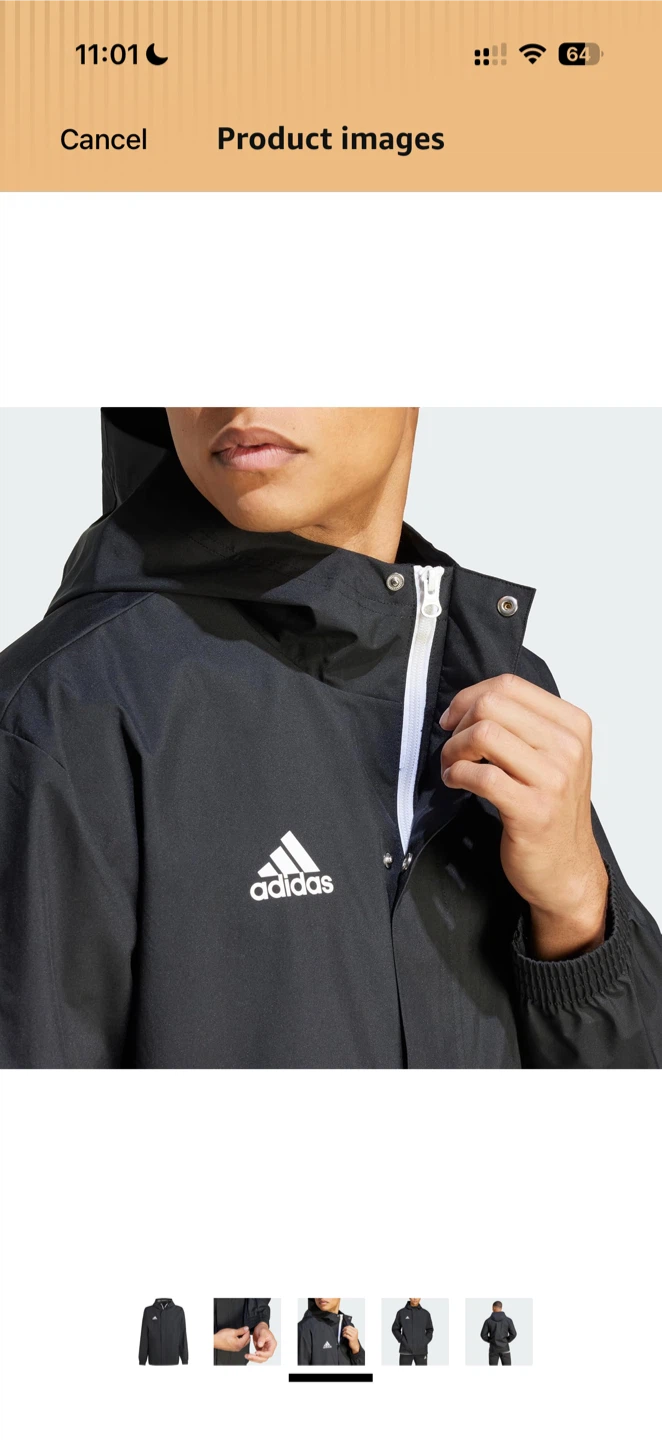 adidas - Men's Entrada 22 All Weather Jacket - photo 3