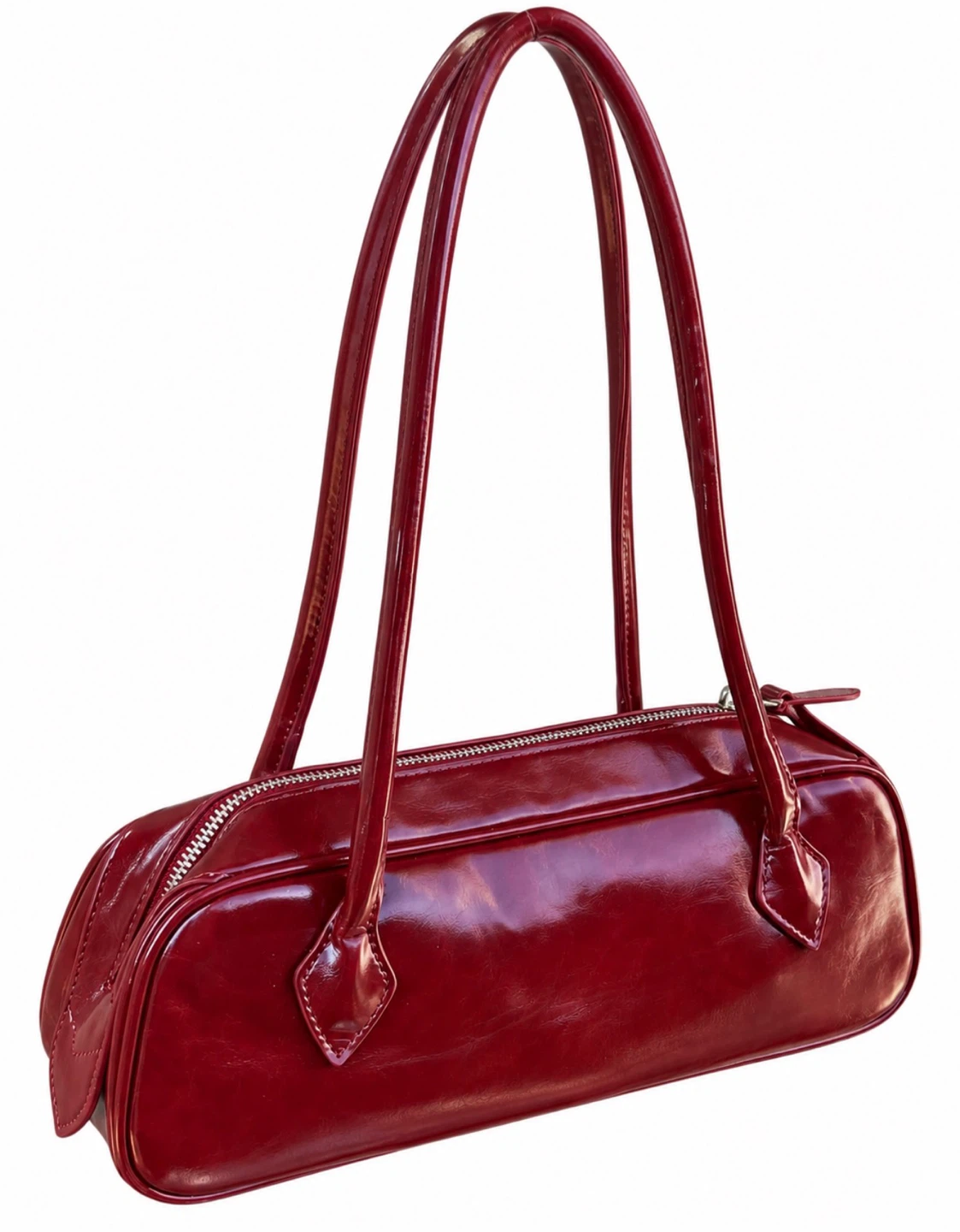 Stylish Red Shoulder Bag - photo 2