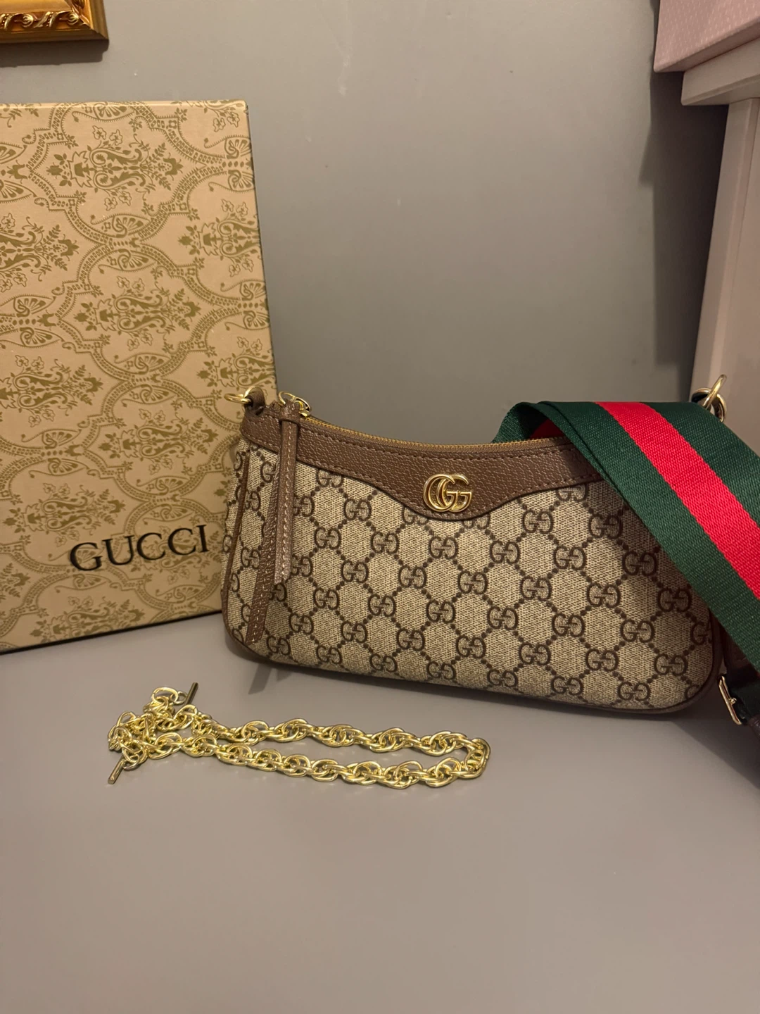 GG Ophidia GG Supreme small Bag
