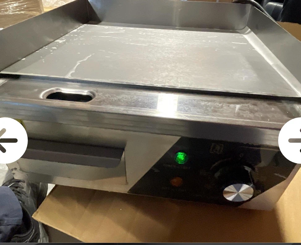 Electric Stainless Steel Countertop Griddle - photo 3
