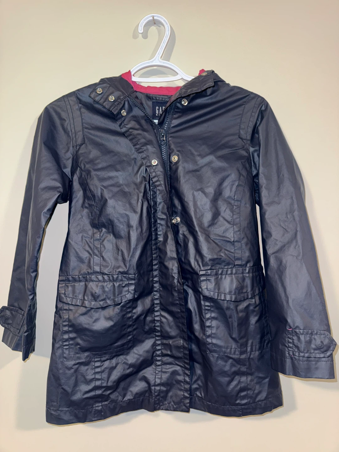 Gap Kids Navy Rain Jacket - Size M (8)