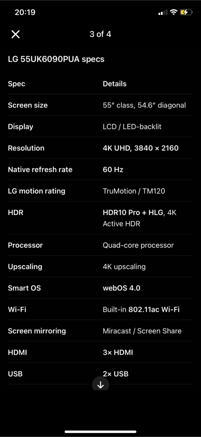 LG 55-inch 4K UHD Smart TV - photo 3