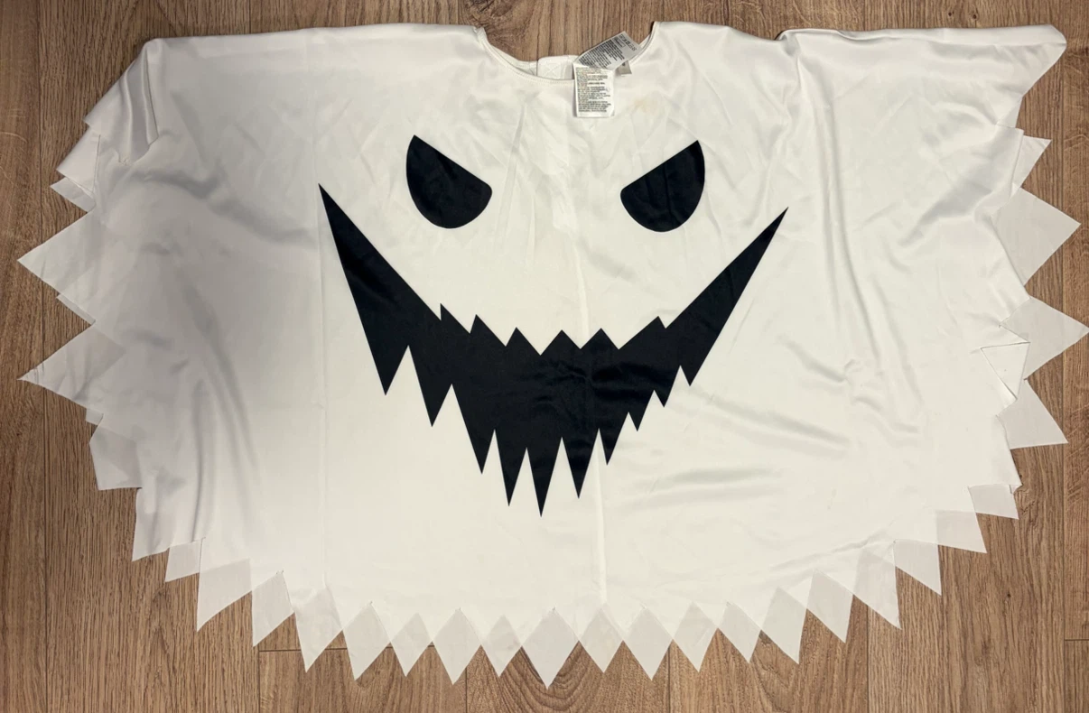 Child Ghost Costume one size fits(2-10yrs) and 3 books - photo 3