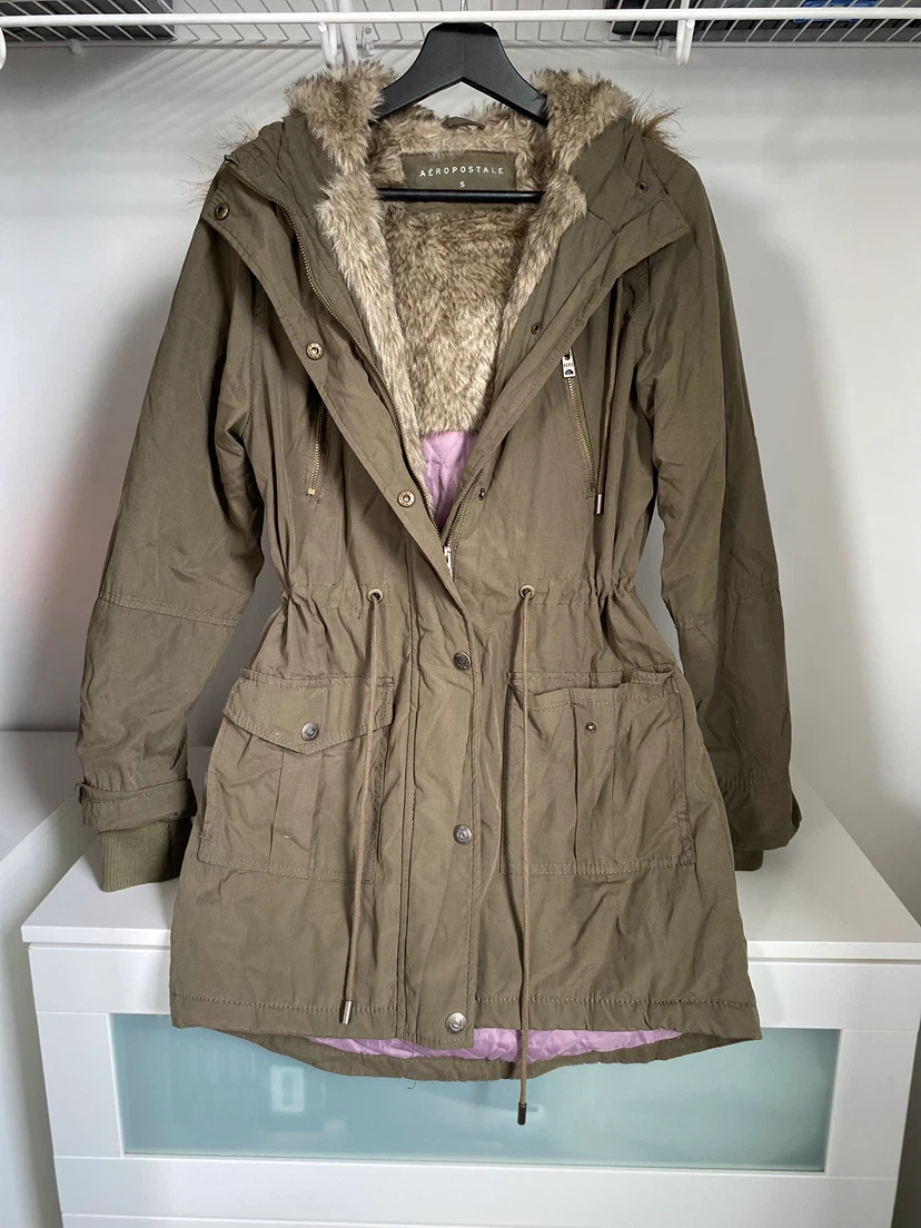 Aeropostale Olive Parka