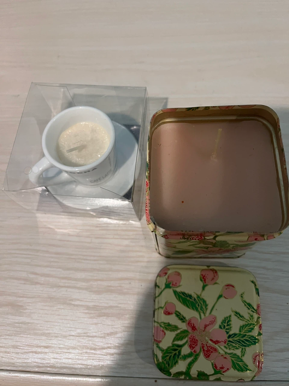 Set of Two Decorative Candles