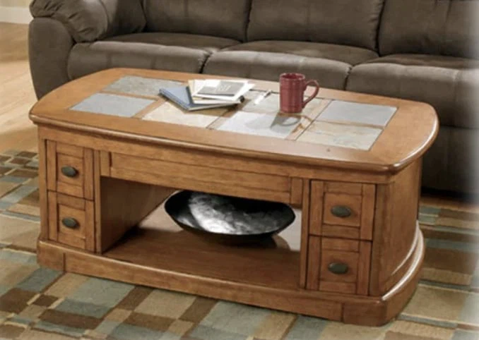 Lift-Top Coffee Table with Storage