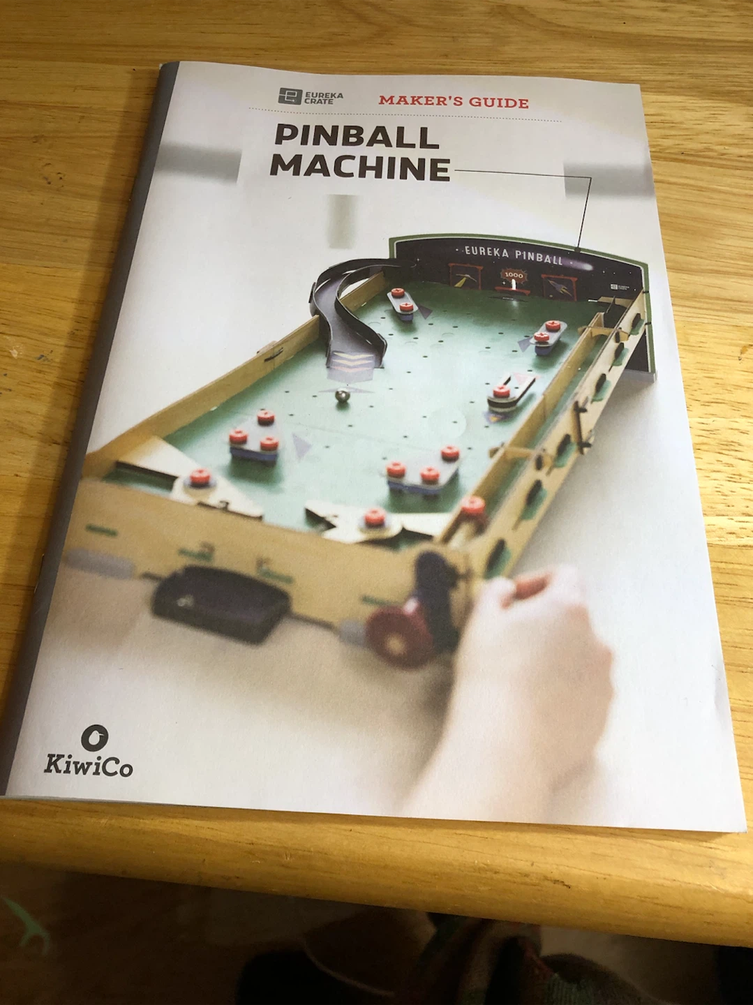 KiwiCo Eureka Crate Pinball Machine
