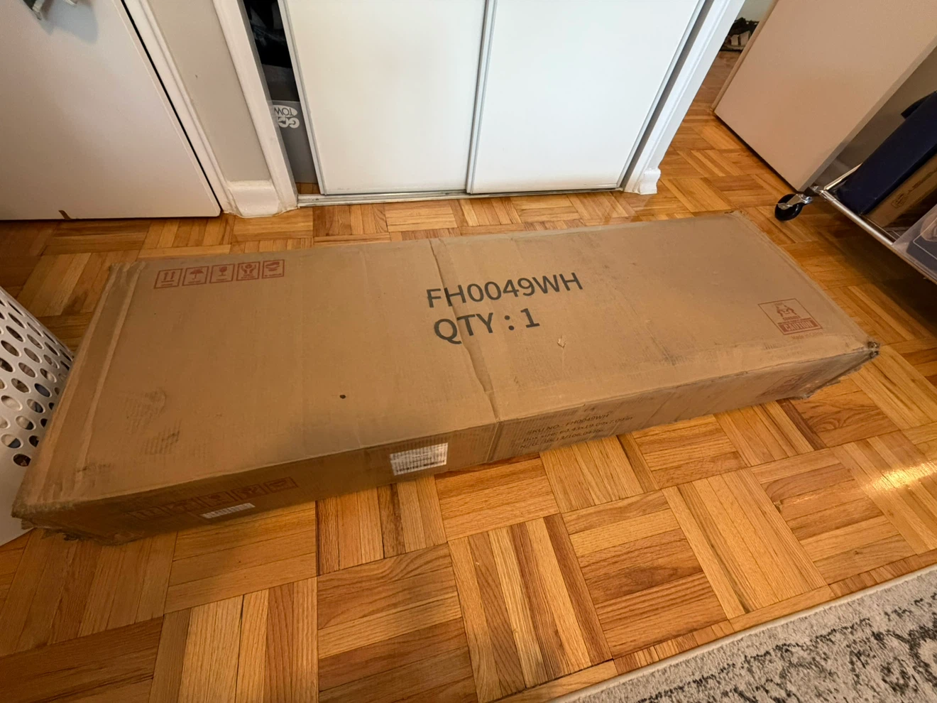 Brand New BAZELOR White Fluted Bedroom Dresser – Still in Box - photo 4
