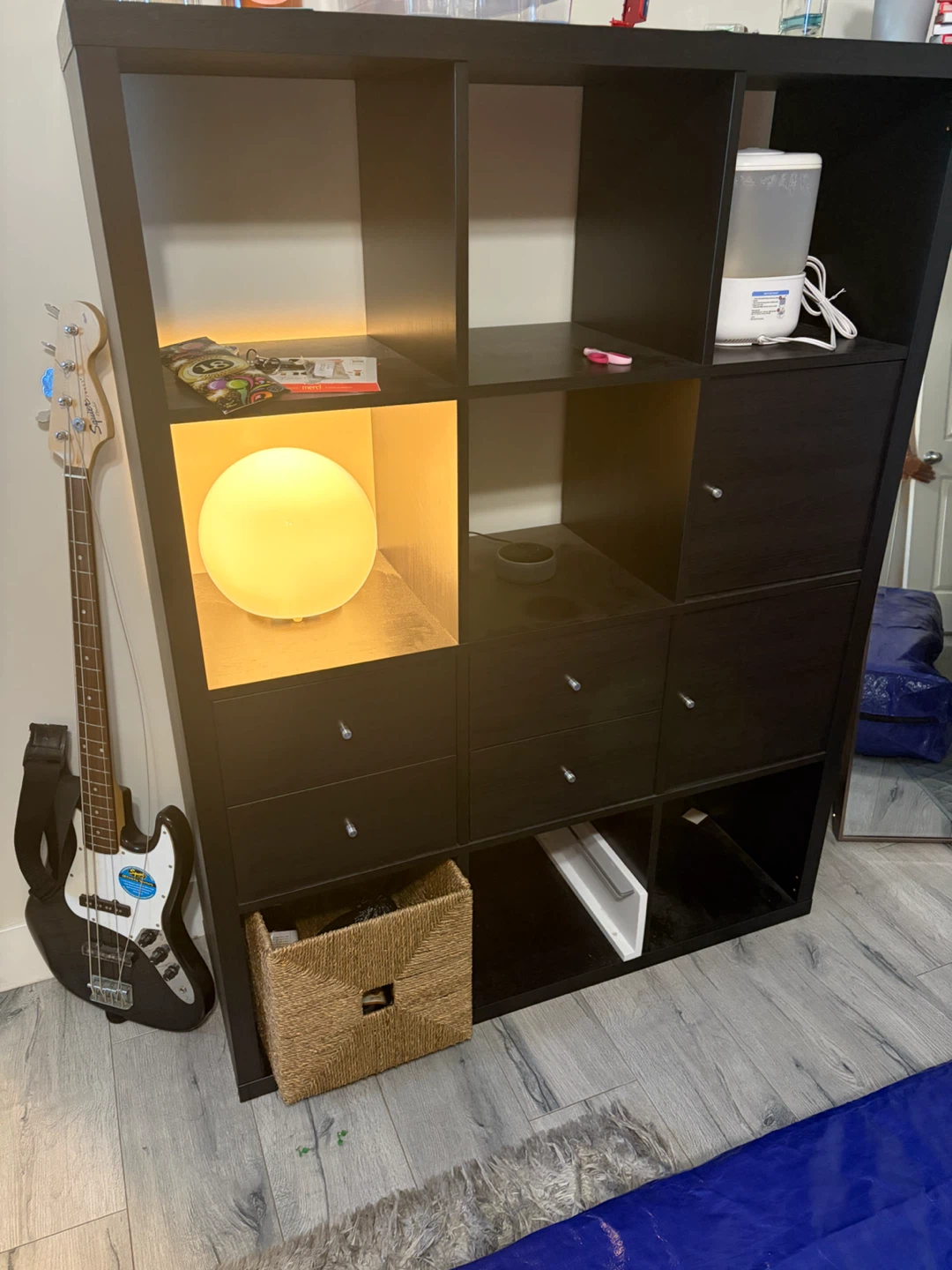 IKEA Kallax Shelf Unit with Doors and Drawers - photo 2