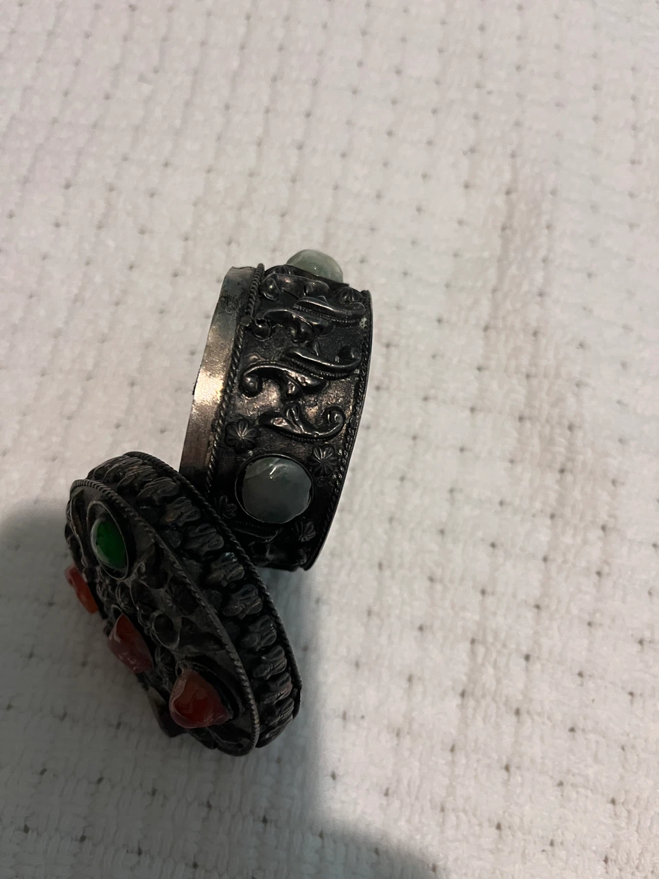 Metal Trinket Box with Stone Accents - photo 3