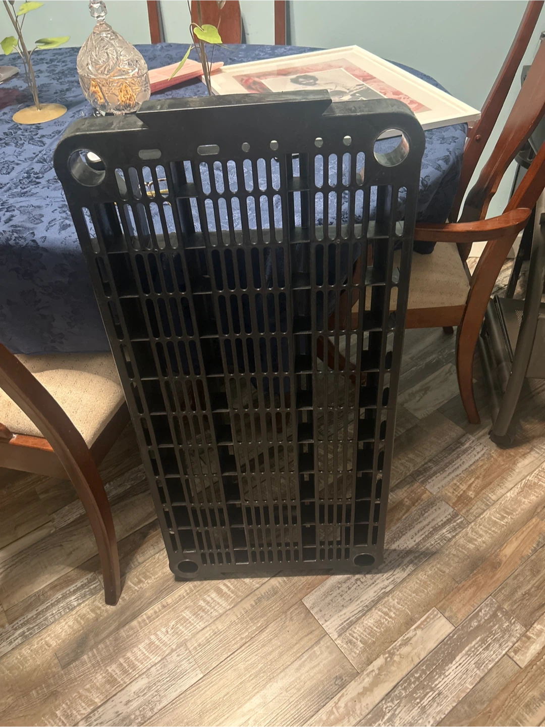 Black Plastic Storage Shelf Replacement Piece