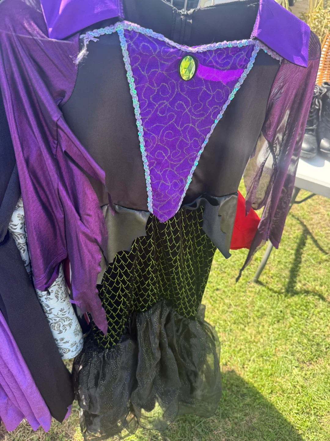 Maleficent Halloween Costume  9-10 years - photo 2