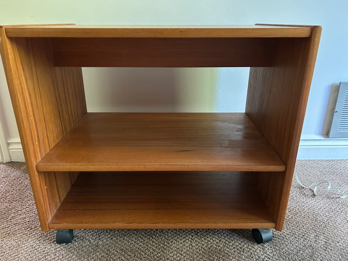 MCM Teak Accent Table