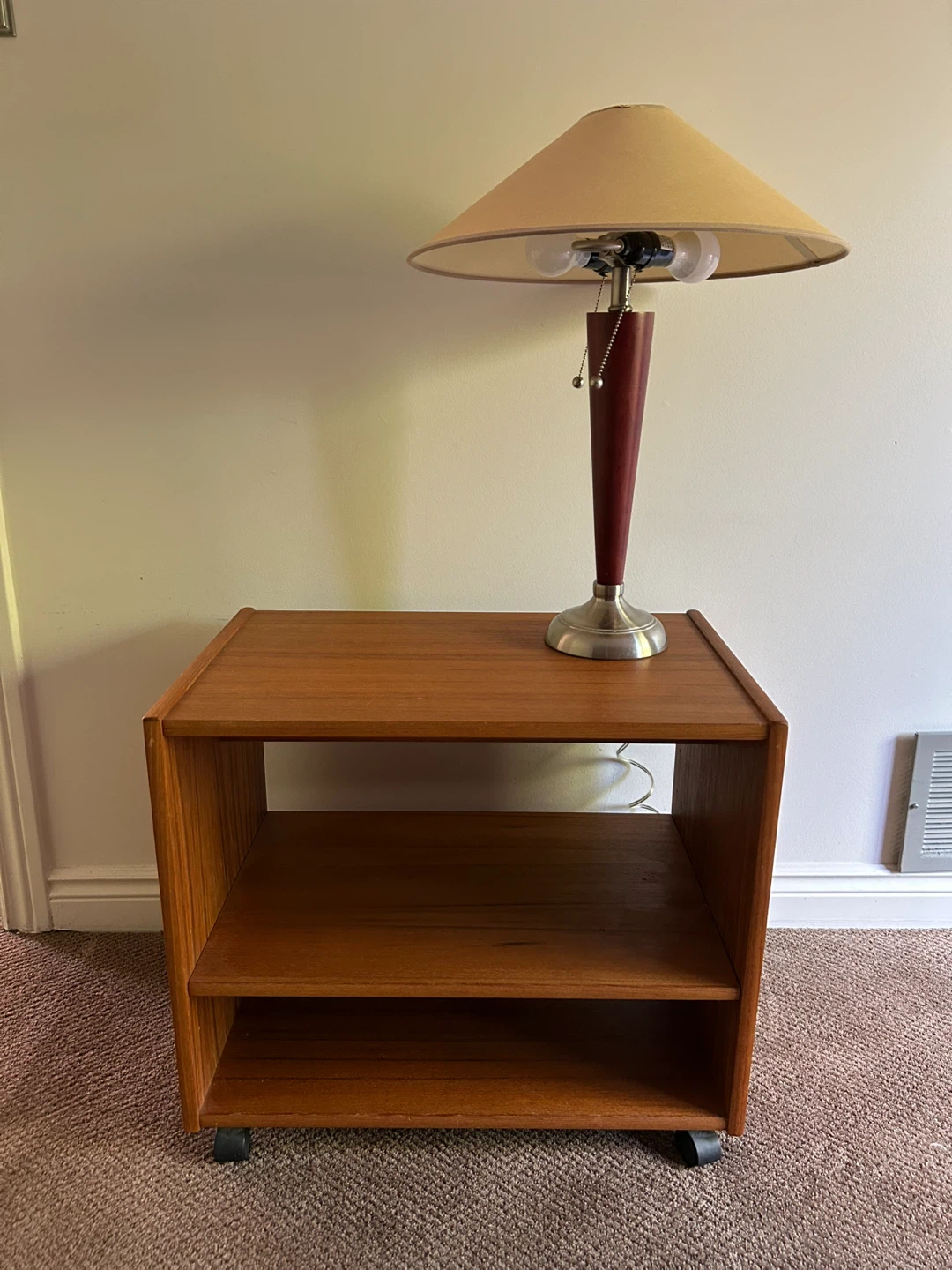 MCM Teak Accent Table - photo 2