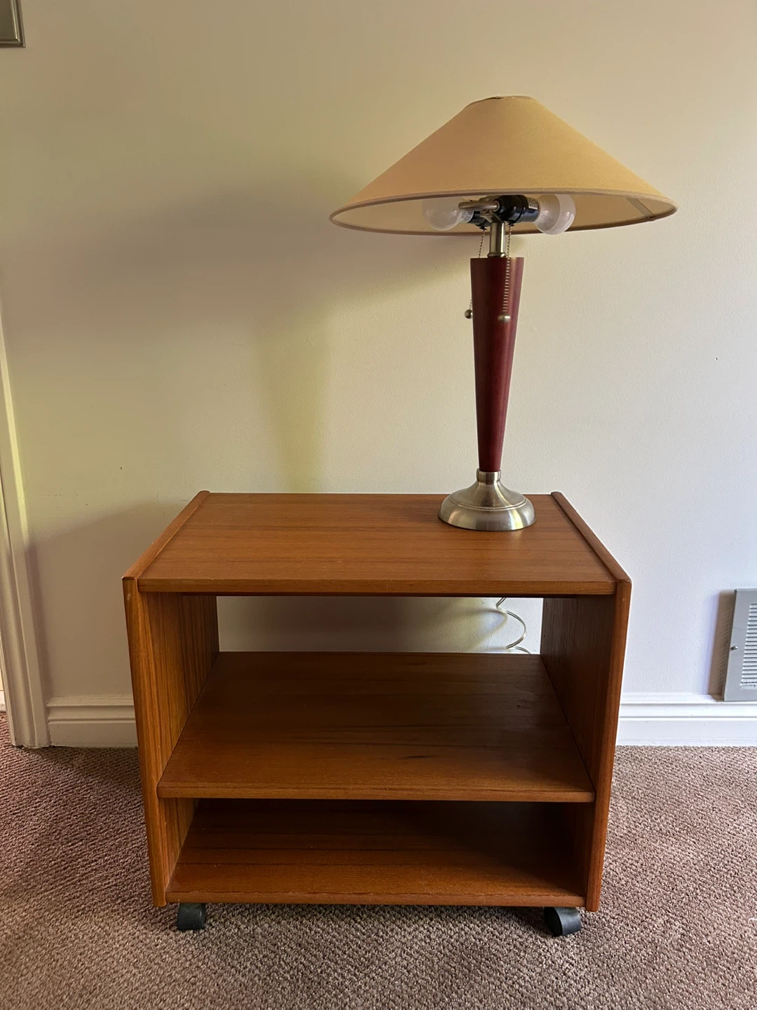 MCM Teak Accent Table - photo 3