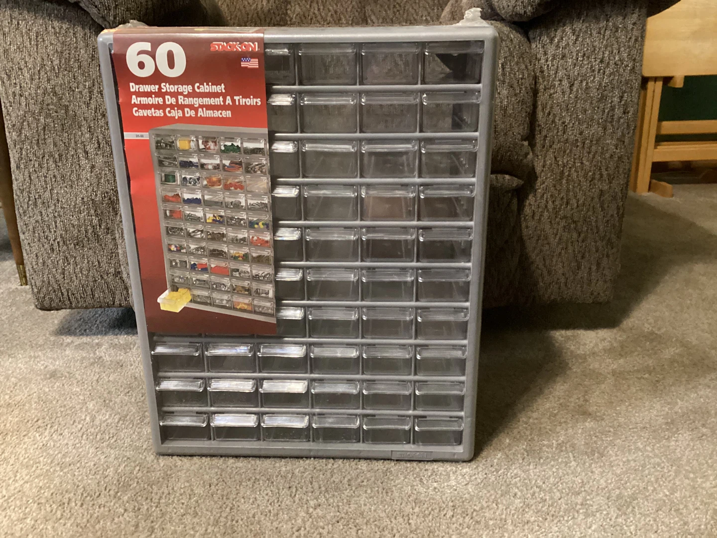 Stack-On 60-Drawer Storage Cabinet