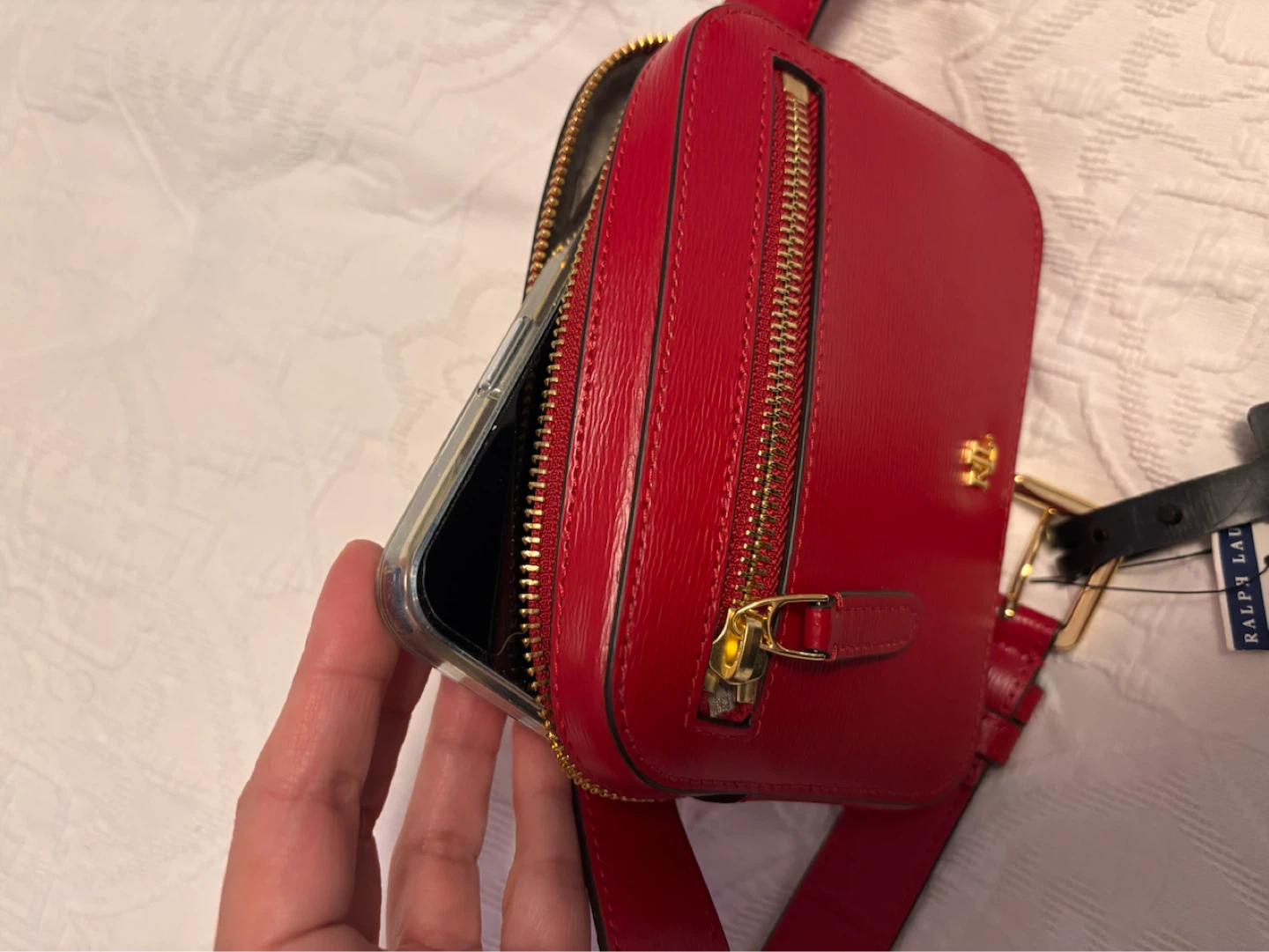 Lauren Ralph Lauren Red Crossbody Bag - photo 2