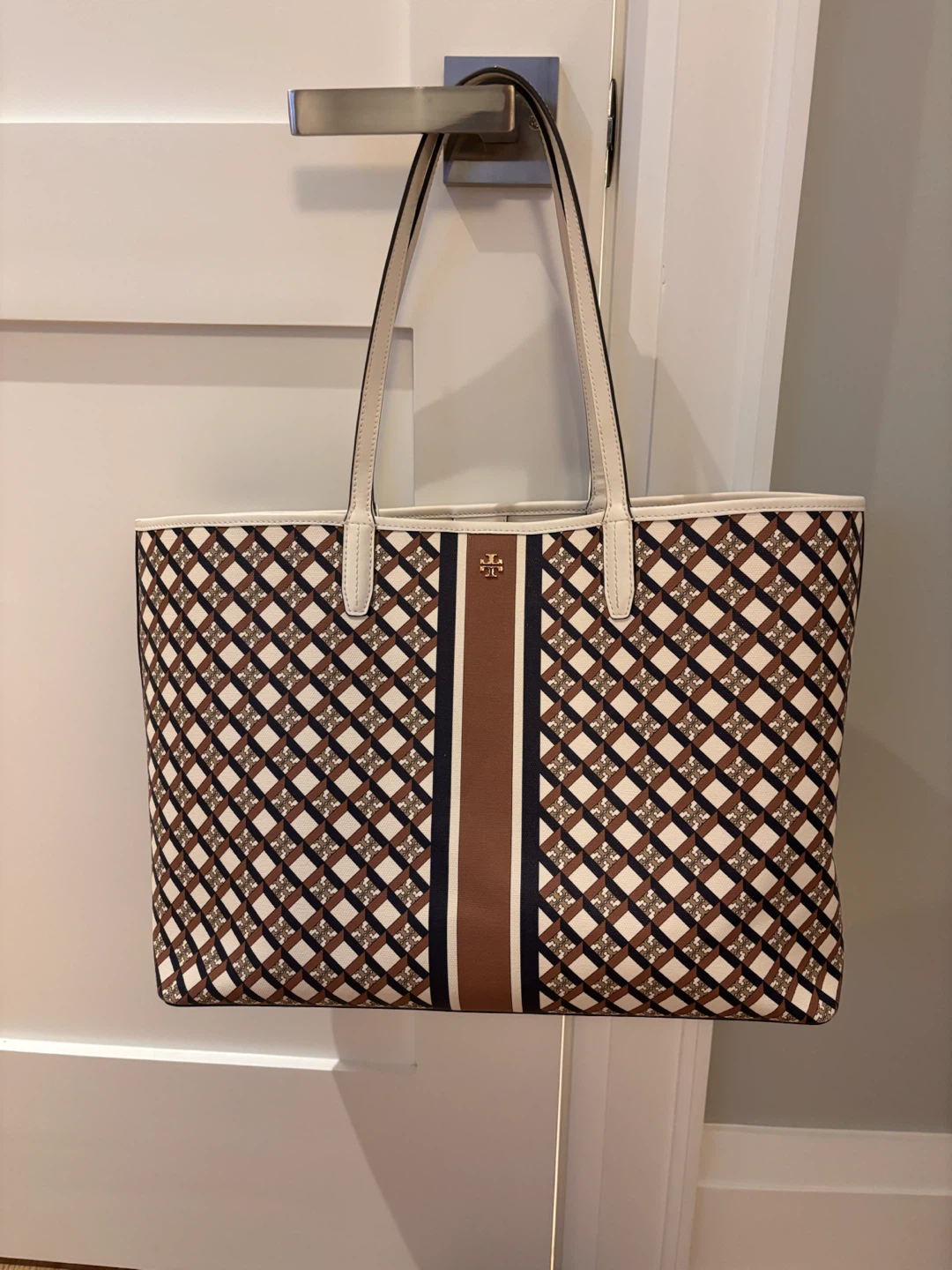 Tory Burch Monogram Print Tote Bag