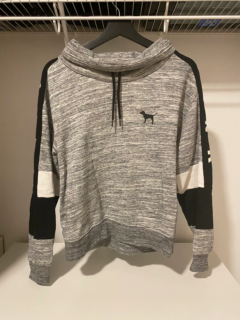 Grey Funnel Neck Sweatshirt