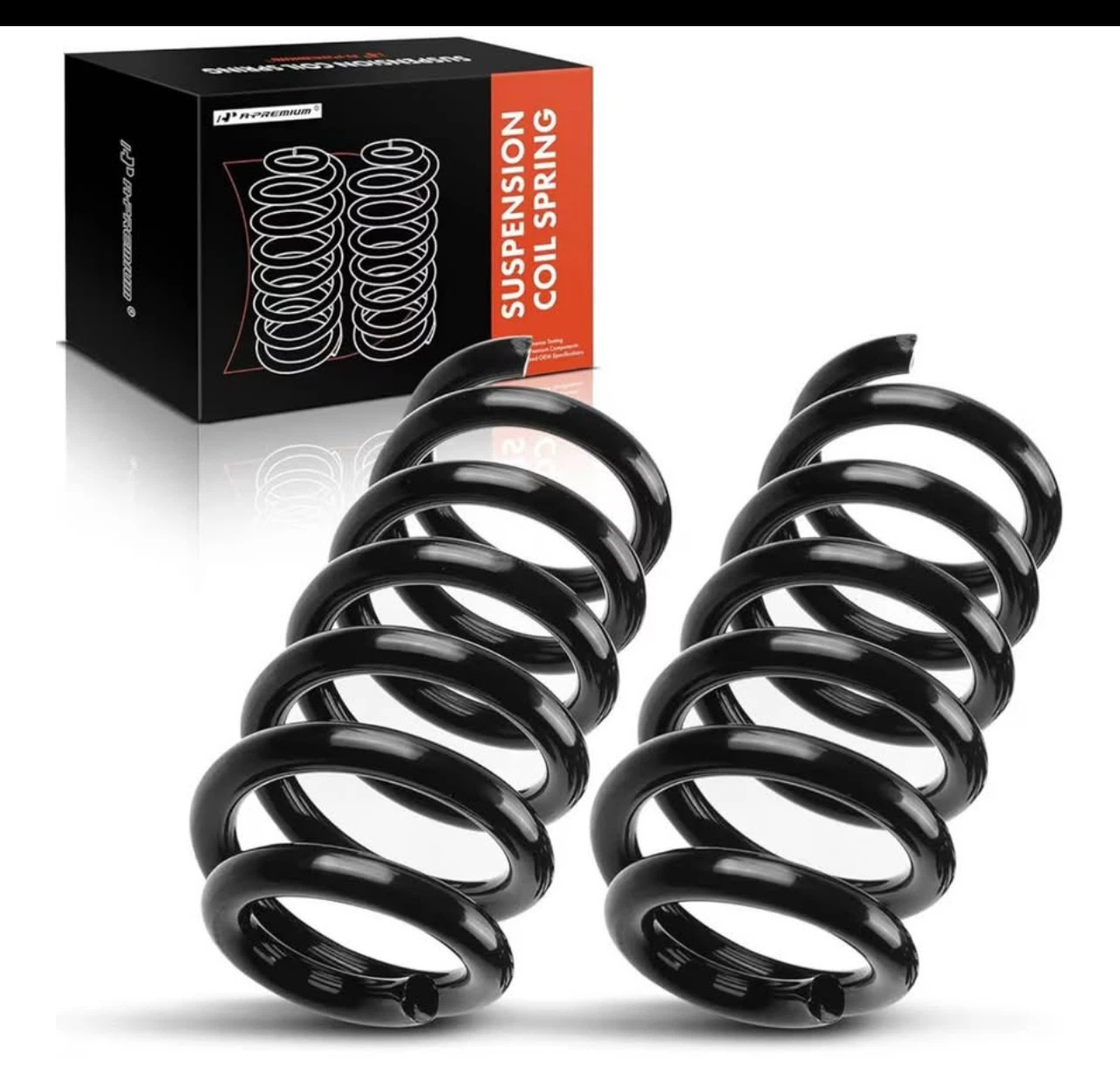 A-Premium Front Suspension Coil Spring Set 81244 - photo 4