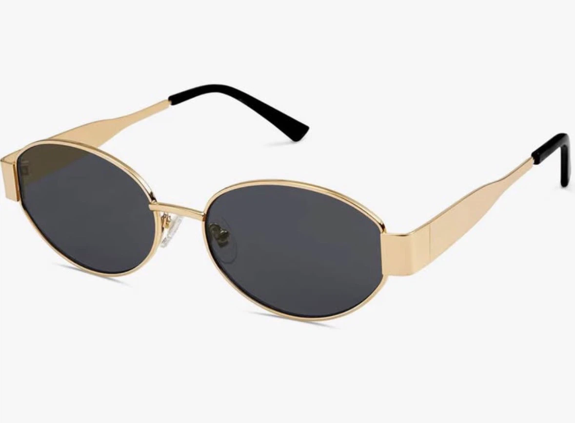 SOJOS Retro Gold Sunglasses – Women’s / Men’s- open box