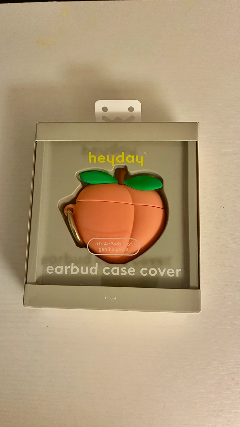 Heyday Peach Earbud Case Cover
