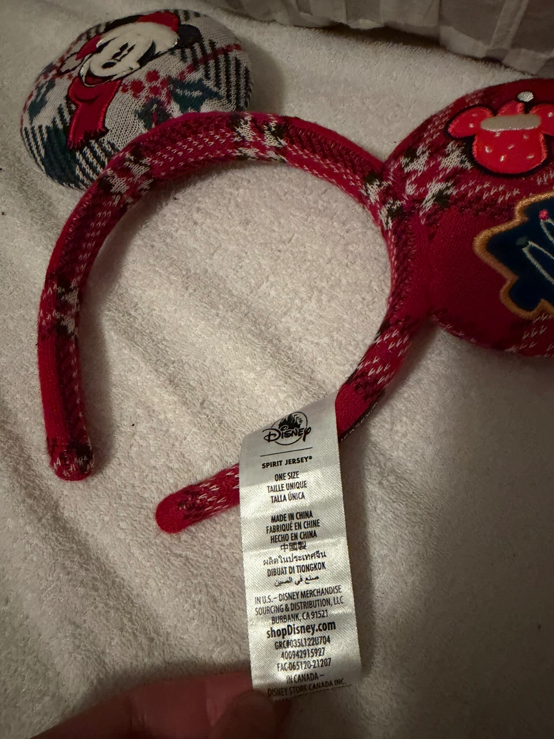 Disney spirit jersey ears authentic adult - photo 2