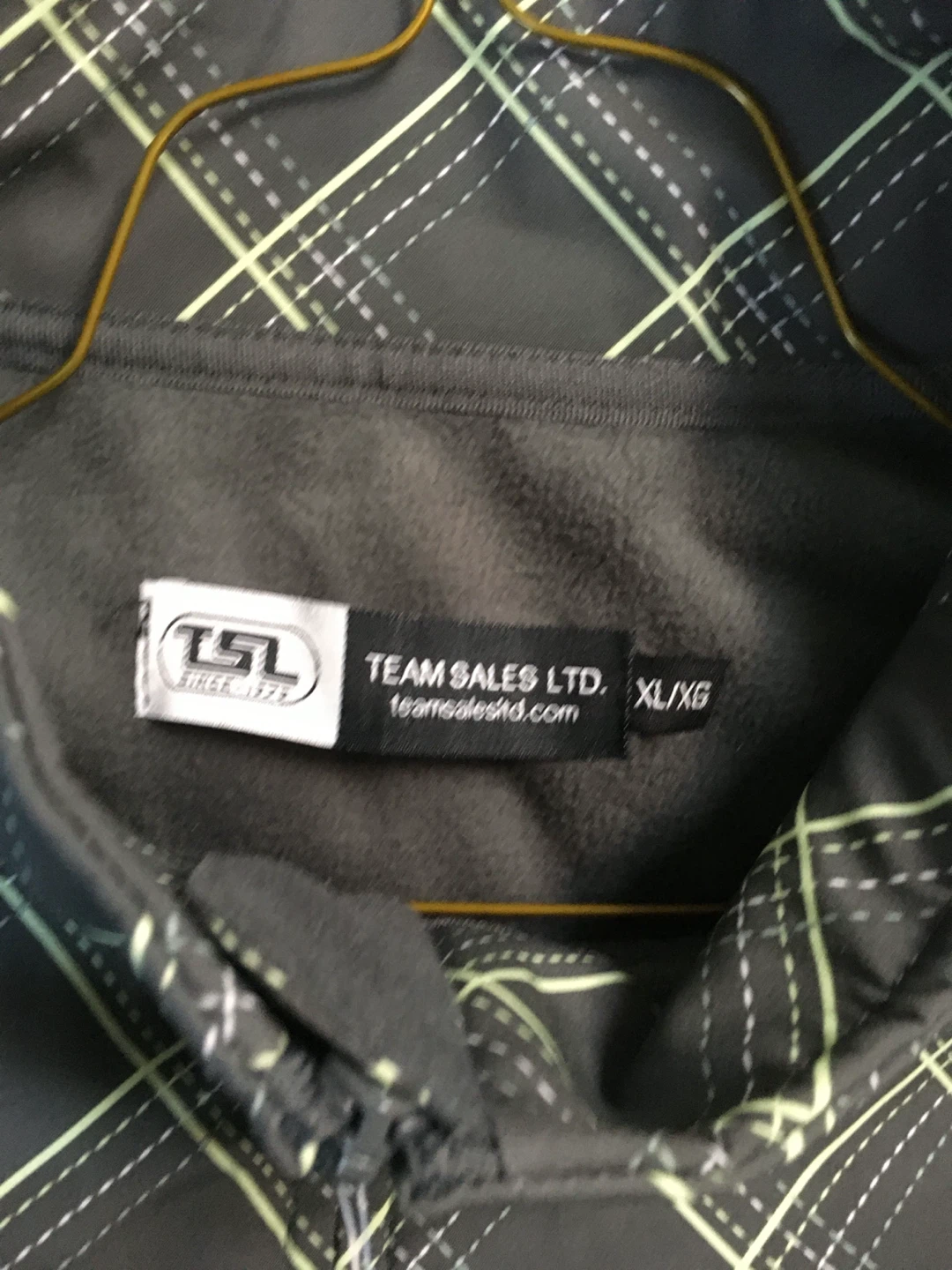 Team Sales Ltd. Plaid Zip-Up Jacket - photo 2