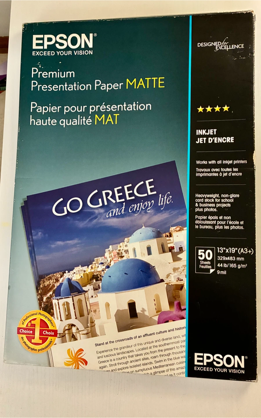 Epson Premium Presentation Paper Matte 13x19
