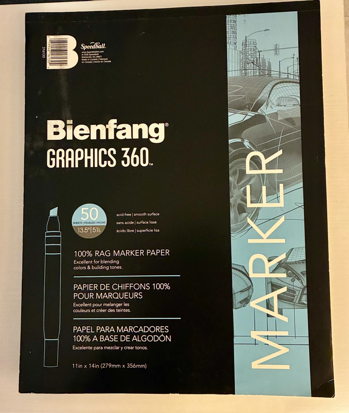 Bienfang Graphics 360 Marker Paper Pad