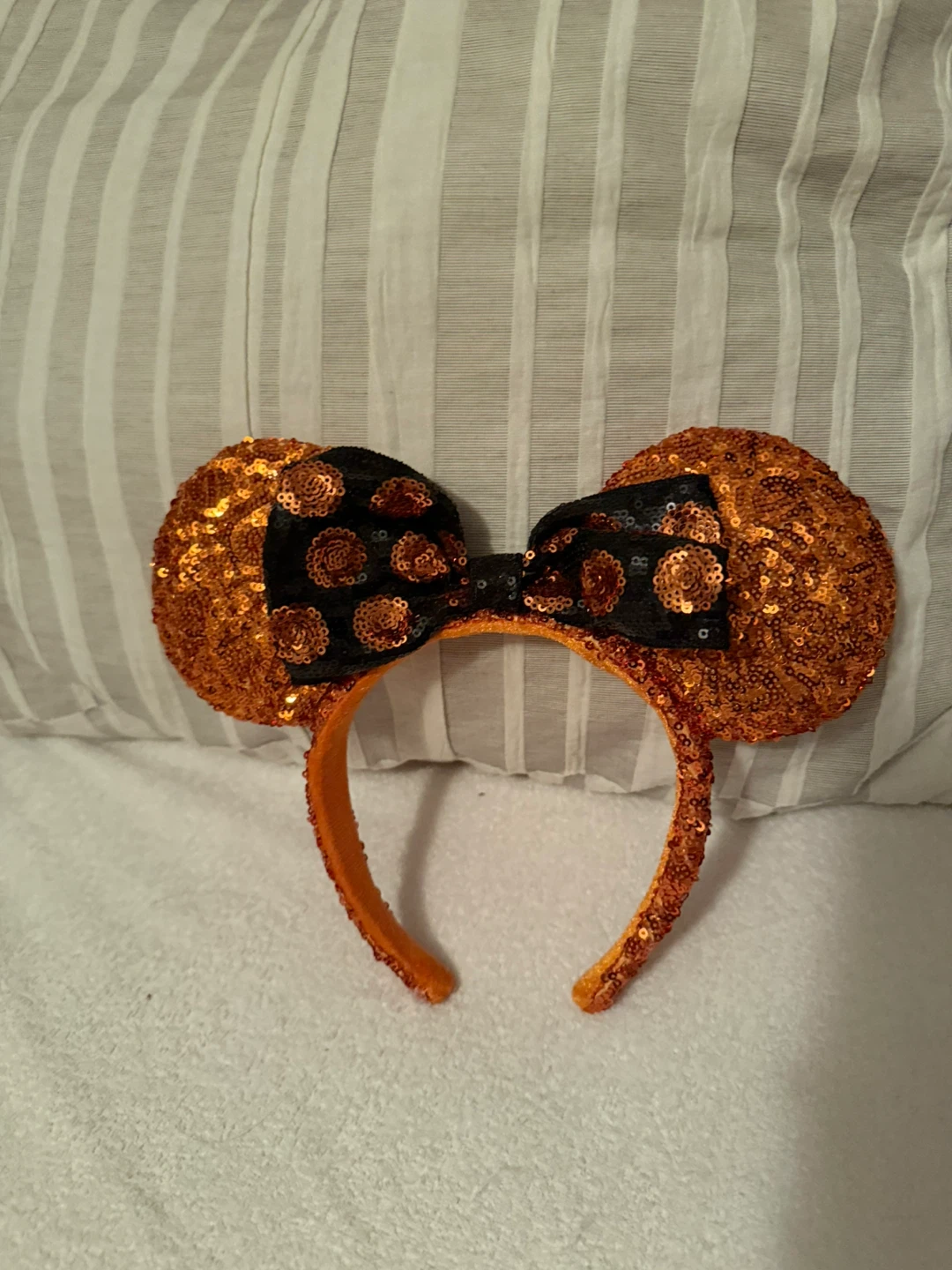 Disney orange authentic adult ears