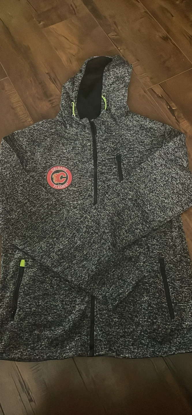 Reversible NHL Calgary Flames and Vancouver Canucks Hoodie