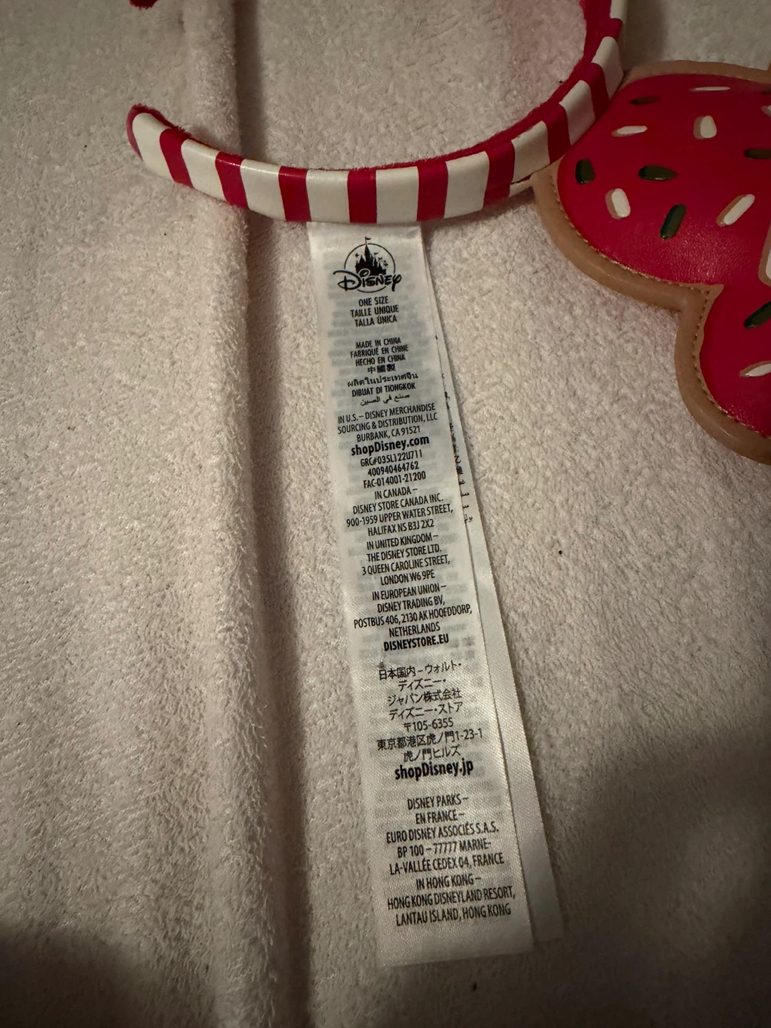 Disney gingerbread ears authentic adult - photo 2