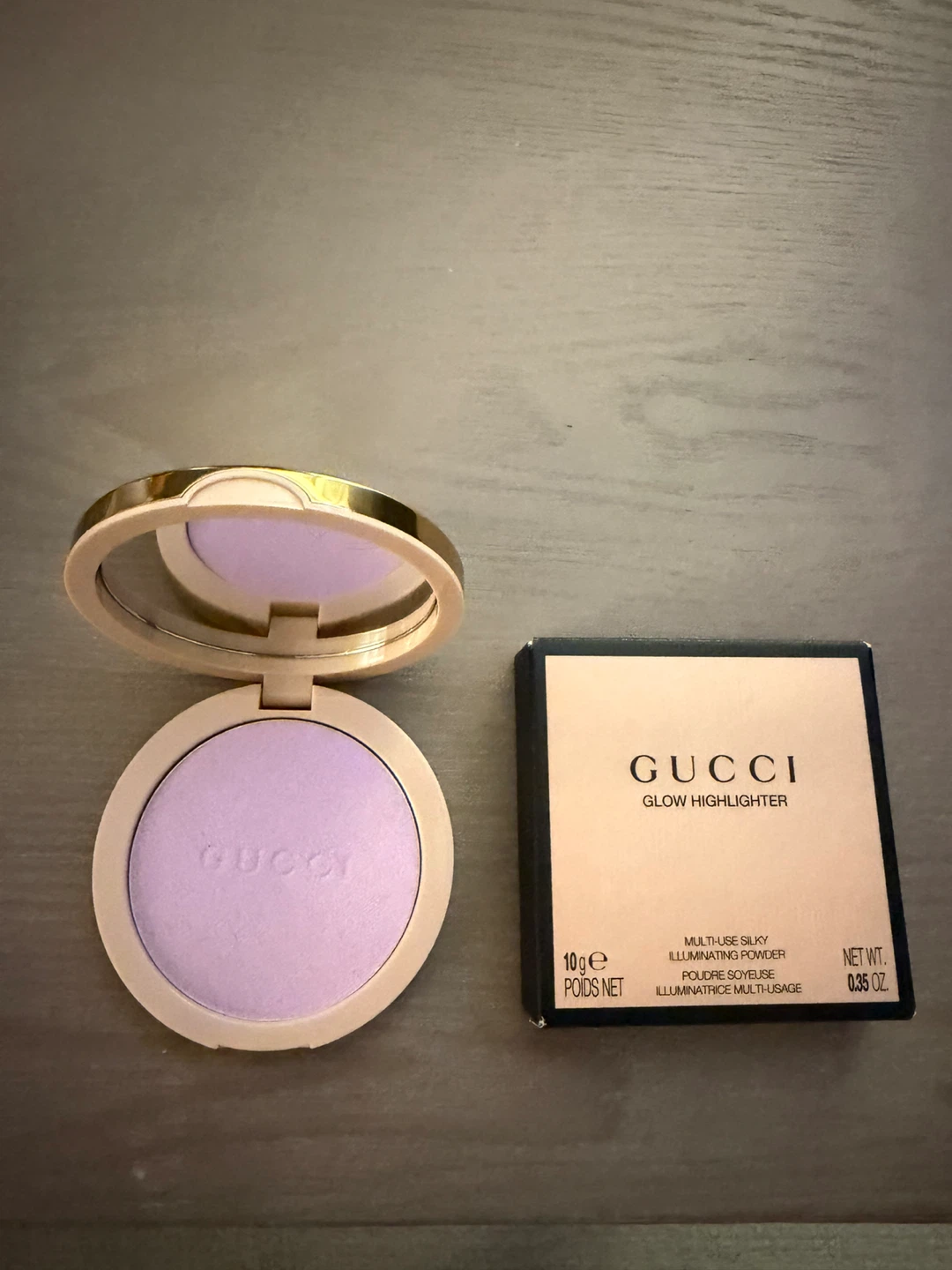 Gucci Glow Highlighter in 02 Frosted Lilac
