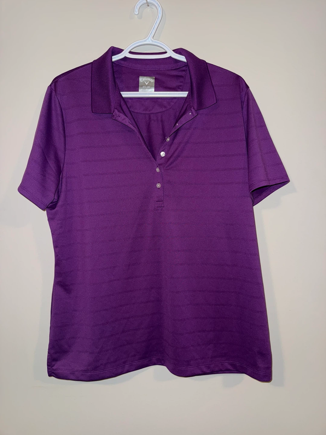 Callaway Opti-Dri Women's Purple Polo Shirt XL