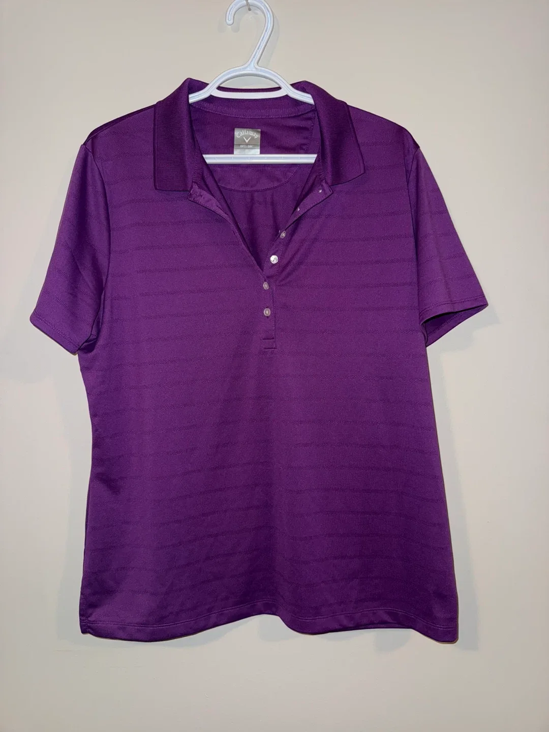 Callaway Opti-Dri Women's Purple Polo Shirt XL