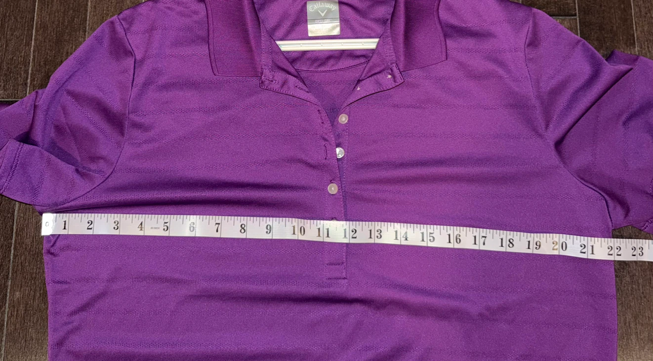 Callaway Opti-Dri Women's Purple Polo Shirt XL - photo 3