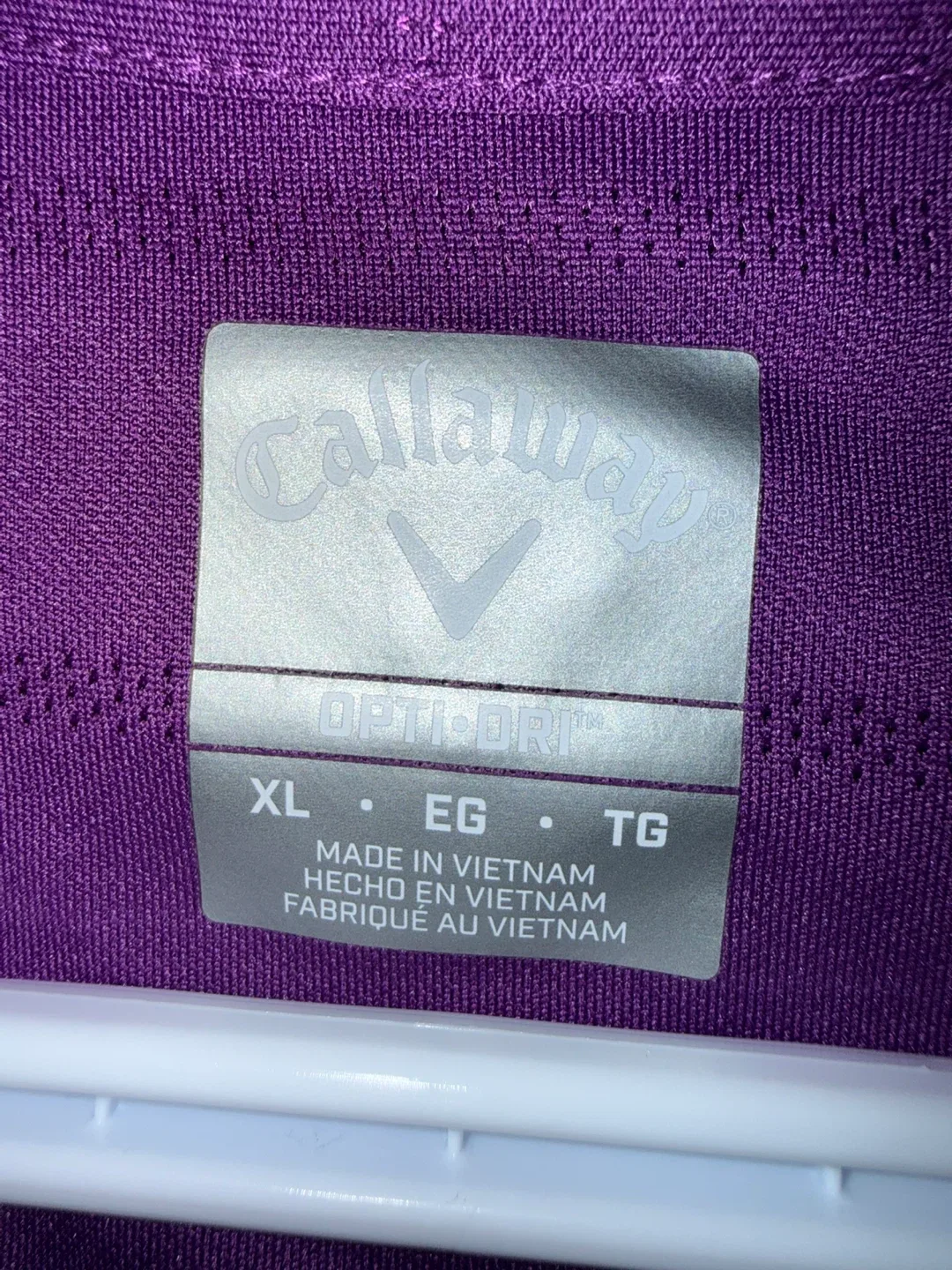 Callaway Opti-Dri Women's Purple Polo Shirt XL - photo 5