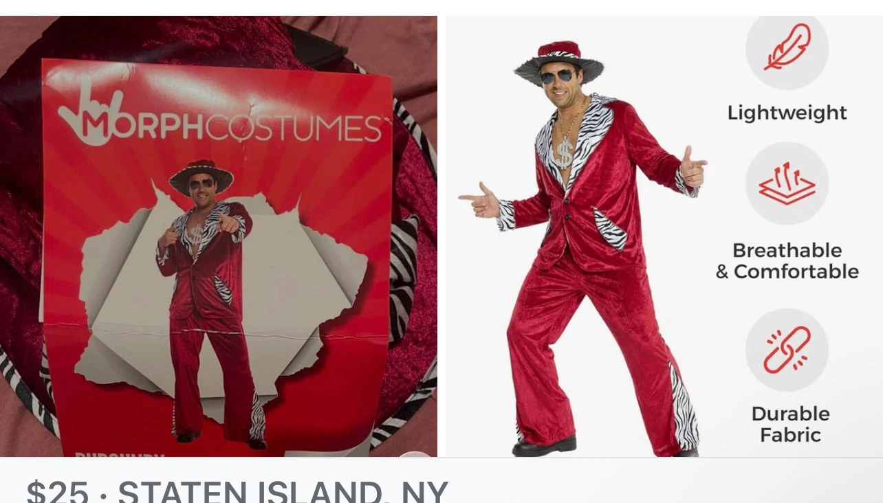 MorphCostumes Red Pimp Costume